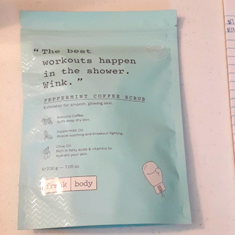 FRANK BODY PEPPERMINT COFFEE SCRUB